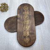 Купити Sadhu Board BROWN «Chakras» Pitch - 10mm по вигідній ціні в Києві, Житомирі, Україні Sadhu Board BROWN «Chakras» Pitch - 10mm