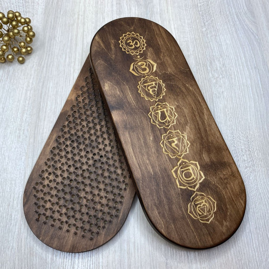 Купити Sadhu Board BROWN «Chakras» Pitch - 10mm по вигідній ціні в Києві, Житомирі, Україні Sadhu Board BROWN «Chakras» Pitch - 10mm