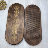 Купити Sadhu Board BROWN «Chakras» Pitch - 10mm по вигідній ціні в Києві, Житомирі, Україні Sadhu Board BROWN «Chakras» Pitch - 10mm