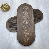 Купити Sadhu Board BROWN «Chakras» Pitch - 8mm по вигідній ціні в Києві, Житомирі, Україні Sadhu Board BROWN «Chakras» Pitch - 8mm