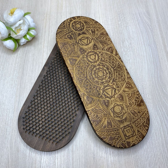 Купити Sadhu Board BROWN «Chakras» Pitch - 8mm по вигідній ціні в Києві, Житомирі, Україні Sadhu Board BROWN «Chakras» Pitch - 8mm