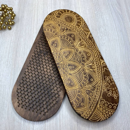 Купити Sadhu Board BROWN «Mandala» Pitch - 10mm по вигідній ціні в Києві, Житомирі, Україні Sadhu Board BROWN «Mandala» Pitch - 10mm