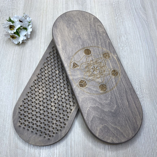 Купити Sadhu Board GRAY «Cube of Metatron» Pitch - 10mm по вигідній ціні в Києві, Житомирі, Україні Sadhu Board GRAY «Cube of Metatron» Pitch - 10mm