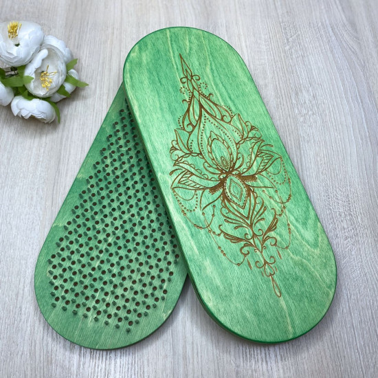 Купити Sadhu Board LIGHT GREEN «Lotus» Pitch - 10mm по вигідній ціні в Києві, Житомирі, Україні Sadhu Board LIGHT GREEN «Lotus» Pitch - 10mm