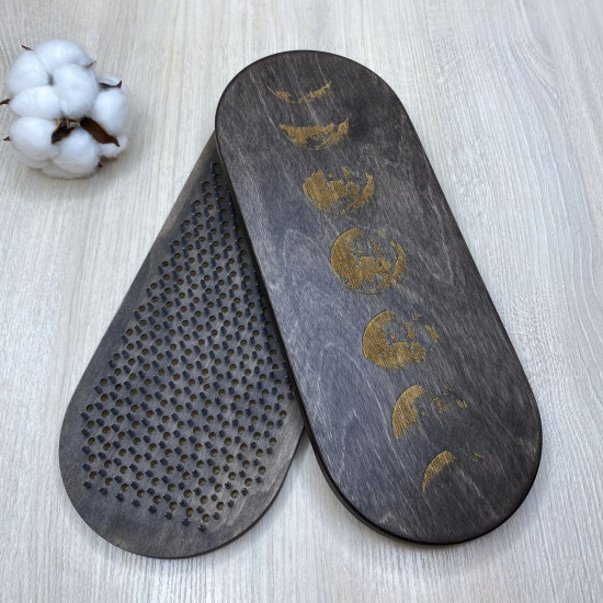 Купити Sadhu Board LIGHT BLACK «Moon phases» Pitch - 10mm по вигідній ціні в Києві, Житомирі, Україні Sadhu Board LIGHT BLACK «Moon phases» Pitch - 10mm