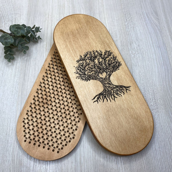 Купити Sadhu Board TON «Tree of Life» Black patina Pitch - 10mm по вигідній ціні в Києві, Житомирі, Україні Sadhu Board TON «Tree of Life» Black patina Pitch - 10mm