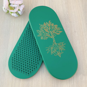 Sadhu Board GREEN «Tree of Life» Golden patina Pitch - 10mm
