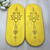Купити Sadhu Board YELLOW «Lotus» Pitch - 10mm по вигідній ціні в Києві, Житомирі, Україні Sadhu Board YELLOW «Lotus» Pitch - 10mm