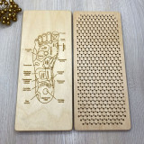 Купити Sadhu Board «Anatomy foot» Pitch - 10mm по вигідній ціні в Києві, Житомирі, Україні Sadhu Board «Anatomy foot» Pitch - 10mm