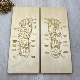 Купити Sadhu Board «Anatomy foot» Pitch - 10mm по вигідній ціні в Києві, Житомирі, Україні Sadhu Board «Anatomy foot» Pitch - 10mm