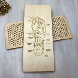 Купити Sadhu Board «Anatomy foot» Pitch - 10mm по вигідній ціні в Києві, Житомирі, Україні Sadhu Board «Anatomy foot» Pitch - 10mm
