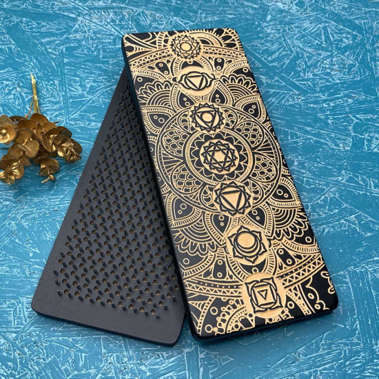 Sadhu Board BLACK «Chakras» Pitch - 10mm