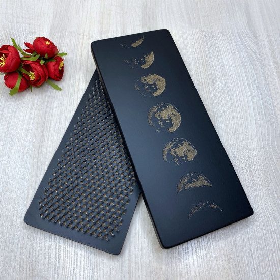 Sadhu Board BLACK «Moon phases» Pitch - 8mm
