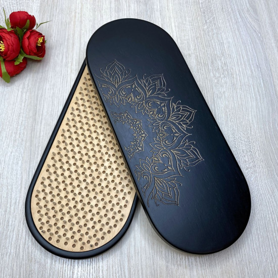 Купити Sadhu Board BLACK «Mandala» Pitch - 10mm по вигідній ціні в Києві, Житомирі, Україні Sadhu Board BLACK «Mandala» Pitch - 10mm