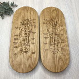 Купити Sadhu Board «Anatomy foot» Pitch - 10mm по вигідній ціні в Києві, Житомирі, Україні Sadhu Board «Anatomy foot» Pitch - 10mm