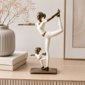 Artificial stone figurine «At Yoga» 25 cm