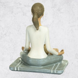 Artificial stone figurine «Yoga Lotus» 13 cm