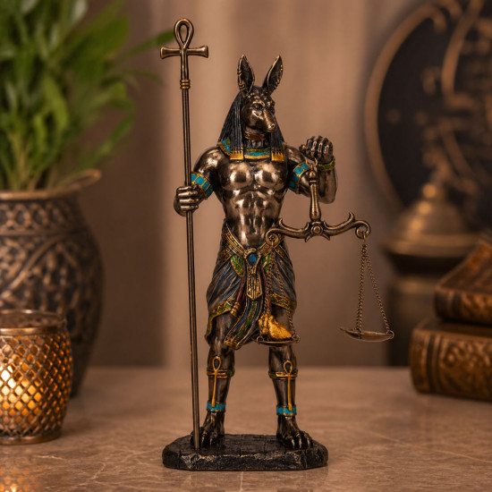 Artificial stone figurine «Anubis» 27 cm