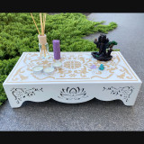 Купити Meditation table «Lotus» white 47 cm по вигідній ціні в Києві, Житомирі, Україні Meditation table «Lotus» white 47 cm