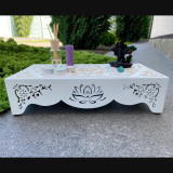 Купити Meditation table «Lotus» white 47 cm по вигідній ціні в Києві, Житомирі, Україні Meditation table «Lotus» white 47 cm