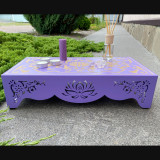 Купити Meditation table «Lotus» purple 47 cm по вигідній ціні в Києві, Житомирі, Україні Meditation table «Lotus» purple 47 cm