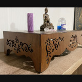 Купити Meditation table «Lotus» brown 47 cm по вигідній ціні в Києві, Житомирі, Україні Meditation table «Lotus» brown 47 cm