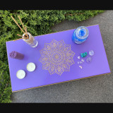Купити Meditation table «Мandala» purple 45 cm по вигідній ціні в Києві, Житомирі, Україні Meditation table «Мandala» purple 45 cm