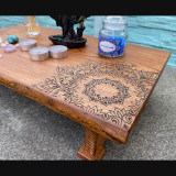 Купити Meditation table «Мandala» brown 50 cm по вигідній ціні в Києві, Житомирі, Україні Meditation table «Мandala» brown 50 cm