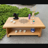 Купити Meditation table «Namaste» 55 cm with shelf по вигідній ціні в Києві, Житомирі, Україні Meditation table «Namaste» 55 cm with shelf