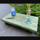 Купити Meditation table «Namaste» green 40 cm по вигідній ціні в Києві, Житомирі, Україні Meditation table «Namaste» green 40 cm